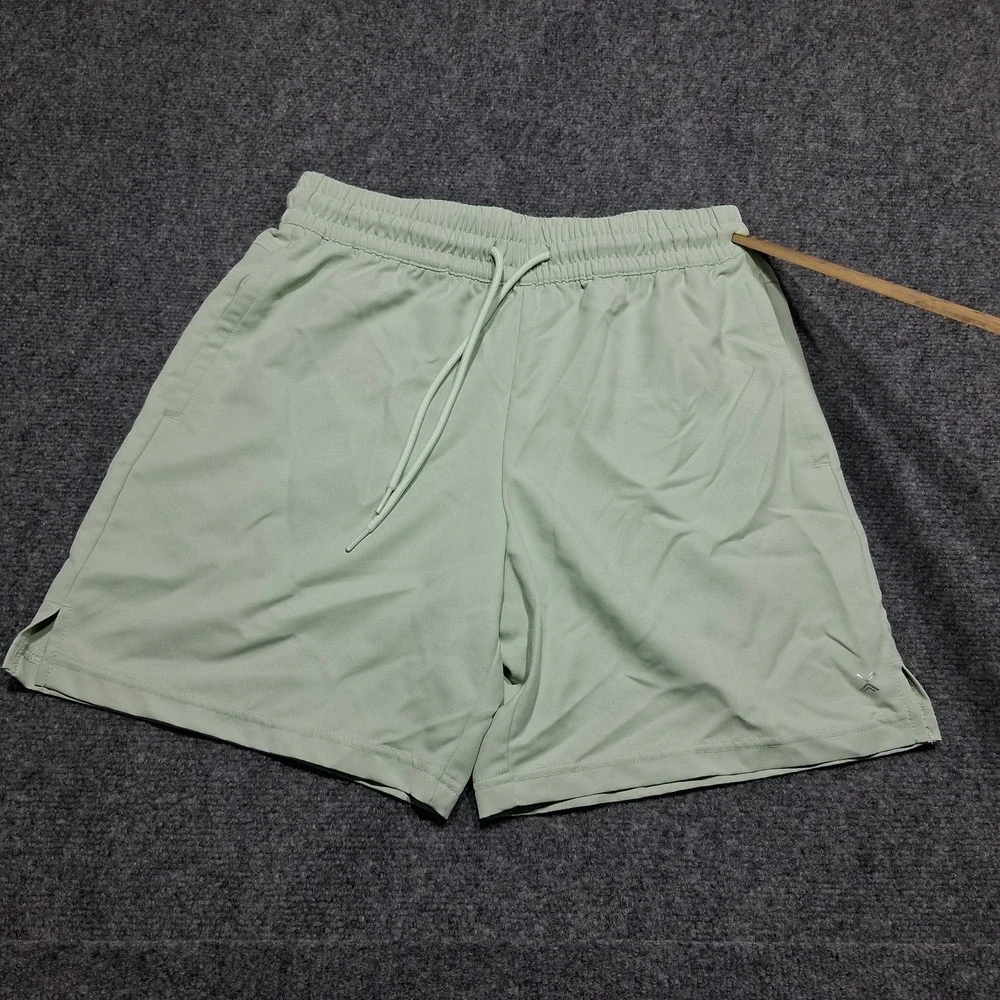 RBX Shorts‎ Youth Medium GreenSolid Athletic Fit Elastic Waist